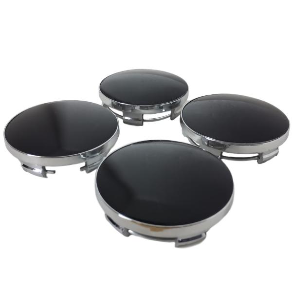 車 ホイール センターキャップ 汎用 外径 58.5mm シルバー メッキ ハブキャップ B