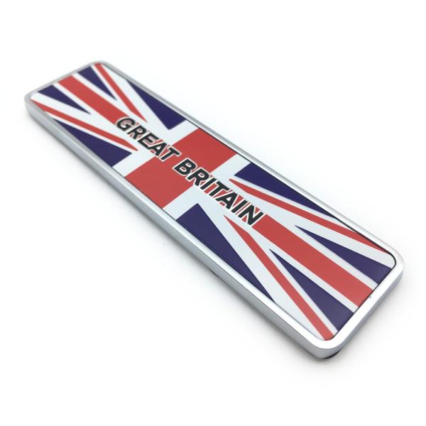 イギリス UK 国旗 Great Britain ユニオンジャック 金属製 ステッカー エンブレム