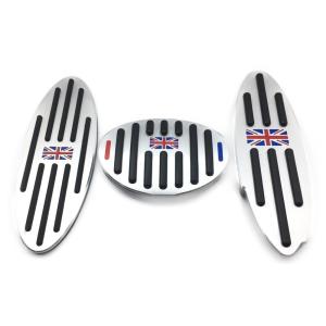 BMW MINI ミニ ミニクーパー アルミ製 AT車 専用 ユニオンジャック アクセルペダル ブレーキペダル フットレスト カバー アクセサリー