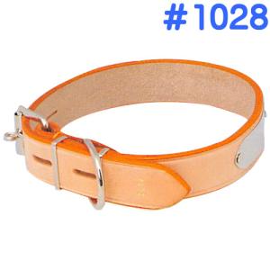 瀬川製作所 多脂一枚皮平首輪 ＃1028