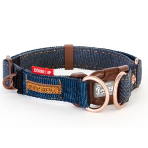 Y/PROJECT クラシックYドッグカラー ブラック 首輪 EZYDOG/イージードッグ デニムコレクション ダブルロックカラー/DENIM