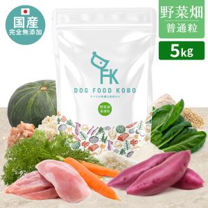 ドッグフード ドライフード 野菜畑 5kg 国産 無添加 小型犬 成犬 シニア犬 ドッグフード工房