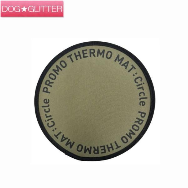 プロモサーモマット サークル ブラックシリカ 犬用 猫用 人間用 天然鉱石 健康維持 冷え症 保温 ...