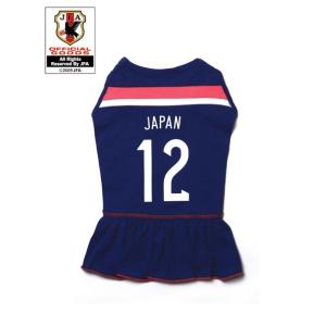 送料185円〜サッカー日本代表チームモデル ドッグTシャツ SS : 犬用品