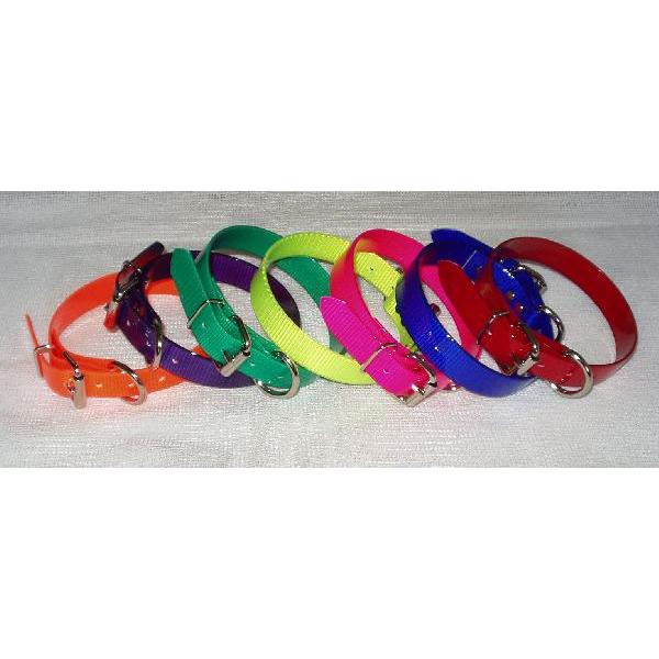 ウレタンコーティングしたDGカラー。洗える首輪で いつも清潔。 発色が綺麗