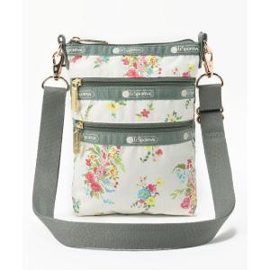 レスポートサック/LeSportsac/ 3-ZIP CROSSBODY/G818 トーニーレオパード/レオパード柄/携帯が縦に収まるミニバッグ