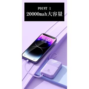 モバイルバッテリー 20000mAh 大容量 ...の詳細画像3