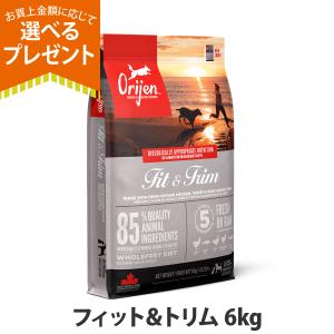 (選べるプレゼント付き)オリジン フィット＆トリム ドッグ 6kg ドッグフード 犬 成犬 チキン 鶏 ニシン orijen ドライ ドックフード  体重管理 ダイエット