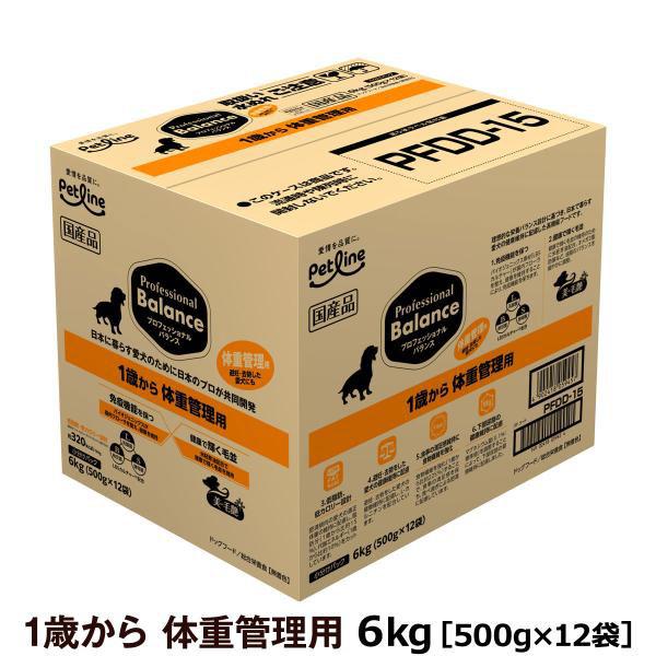 プロフェッショナルバランス 1歳から体重管理用 6kg ドッグフード 成犬 ライト 犬 アダルト 低...
