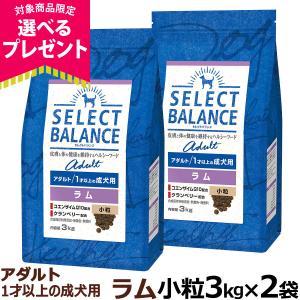 SELECT BALANCE セレクトバランス パピー ラム小粒7kg×2個＋選べる