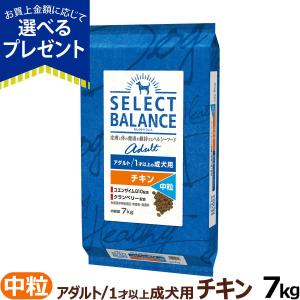 【順次、原材料等の表記変更】セレクトバランス アダルト チキン 中粒7kg 成犬 １才以上成犬 犬 ドッグフード ドライ｜ドッグパラダイスぷらすニャン