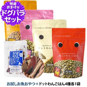 ドットわん (選べるおまけ付き)ドットわんごはん 4種各1袋セット(通常2