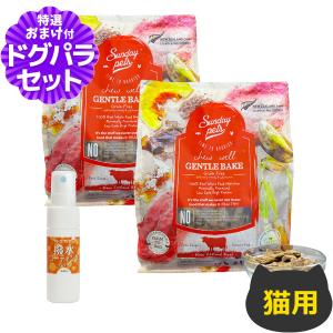 サンデーペッツ 猫用 ジェントルベイク ビーフ ウィズ トライプ 1.3kg×2個+撥水コーティングインドア(水回り用) 20ml