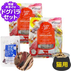 サンデーペッツ 猫用 ジェントルベイク ビーフ ウィズ トライプ 1.3kg×2個+お試し国産お魚厚削り 15g