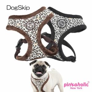 犬用 胴輪 レオパグハーネス LEO PUG HARNESS：S,M,Lサイズ PINKAHOLIC NEW YORK ピンカホリックニューヨーク｜dogskip