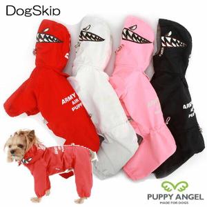 犬用 PAホークシャークオーバーオールレインコート Puppy Angel MAGAGIO RAINCOAT Hawk Shark Overalls｜dogskip