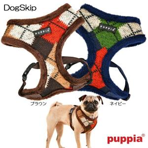 犬用 胴輪 ジョリーハーネスA：XLサイズ 小型犬 犬 PUPPIA パピア ペット ドッグ 胴回り調節可能｜dogskip