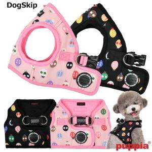 犬用 胴輪 レディビートルハーネスB：S,M,Lサイズ LADY BEETLE HARNESS B PUPPIA パピア ペット ドッグ｜dogskip