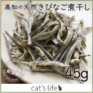 猫用 おやつ 魚 無添加 国産 無着色 アレルギー対応 きびなご煮干し にぼし 45gの商品画像