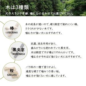 犬用天然木のおもちゃ 切り抜きタイプ 桜 Sサ...の詳細画像3