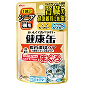 アイシア シニア猫用 健康缶パウチ 腸内環境ケア 40g