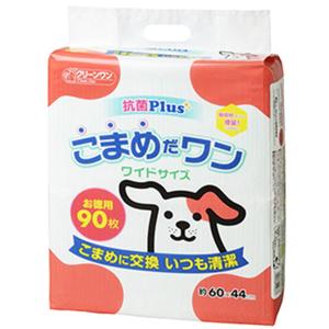 シーズイシハラ クリーンワン こまめだワン ワイド 90枚×4袋