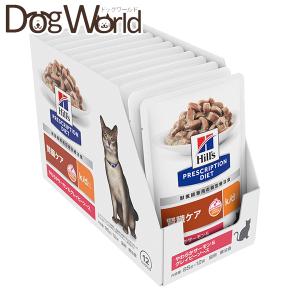 ヒルズ 猫用 k/d やわらかサーモン＆グレイビーソース パウチ 85g×12｜dogworld