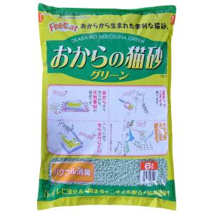 常陸化工 猫砂 おからの猫砂 6L お一人様4点限り : チャーム charm