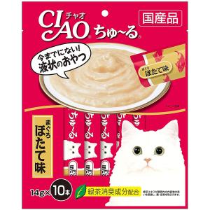 INABA ちゅ〜る チャオちゅーる まぐろほたて味 14g×10本入 / ちゃお