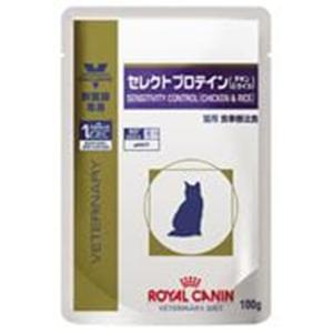 ［終売］ロイヤルカナン 食事療法食 猫用 セレクトプロテイン（チキン＆ライス）パウチ 100g×24