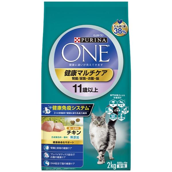 ピュリナワン キャット 健康マルチケア 11歳以上 チキン 2kg