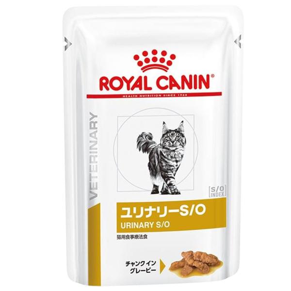 ロイヤルカナン 食事療法食 猫用 ユリナリー S/O パウチ 85g×24