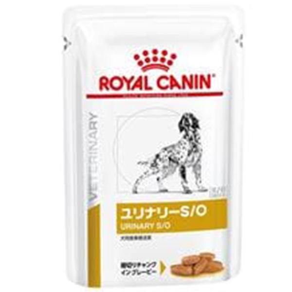ロイヤルカナン 食事療法食 犬用 ユリナリー S/O パウチ 100g×24