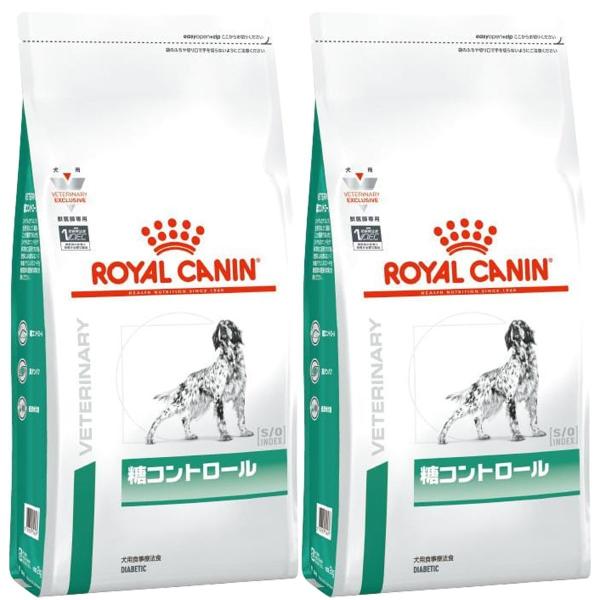 ［2袋セット］ロイヤルカナン 食事療法食 犬用 糖コントロール ドライ 3kg