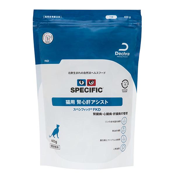 スペシフィック 猫用 腎心肝アシスト FKD ドライタイプ 400g