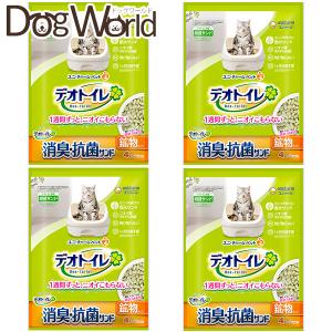 デオトイレ (4個)ユニチャーム 取替サンド 飛び散らない消臭・抗菌