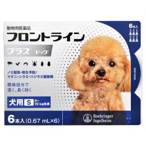 フロントライン プラス ドッグ 犬用 S 5〜10kg未満 6本入（0.67mL×6）（動物用医薬品）｜dogworld