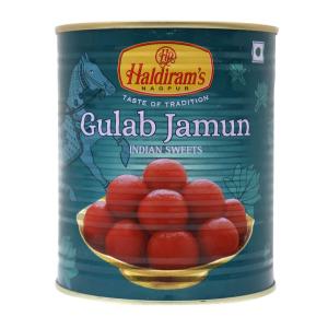 ハルディラム インド グラブジャムン 1kg 1缶 Haldiram's GULAB JAMUN グラバハール GUL BAHAR スイーツ｜doi-mari