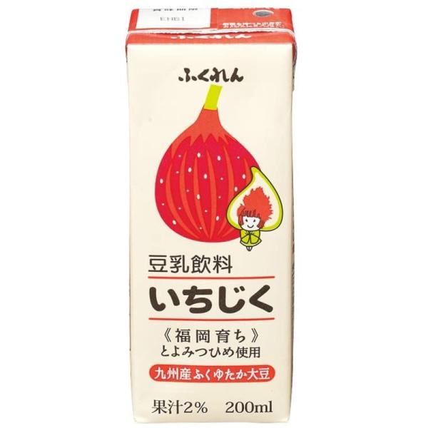 ふくれん 豆乳飲料いちじく 200ml ×24本