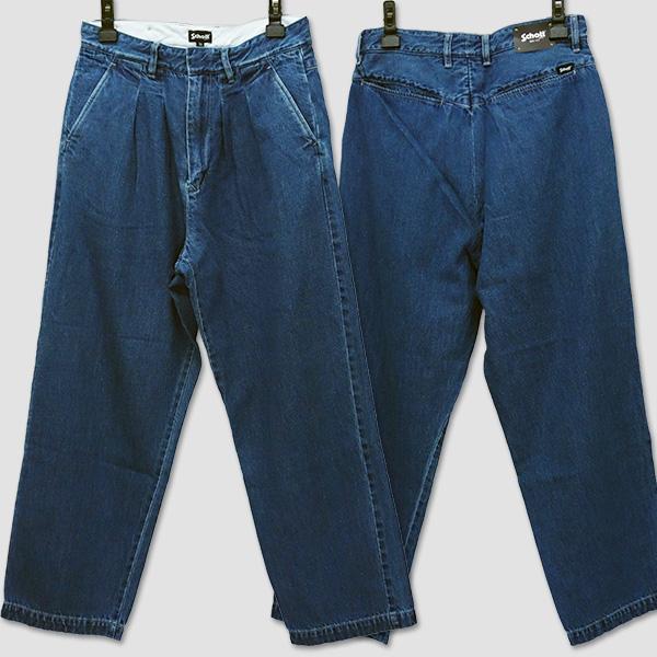 ショット　Schott　10oz.ネップ・デニム ２タックパンツ　“NEP DENIM 2TUCK ...
