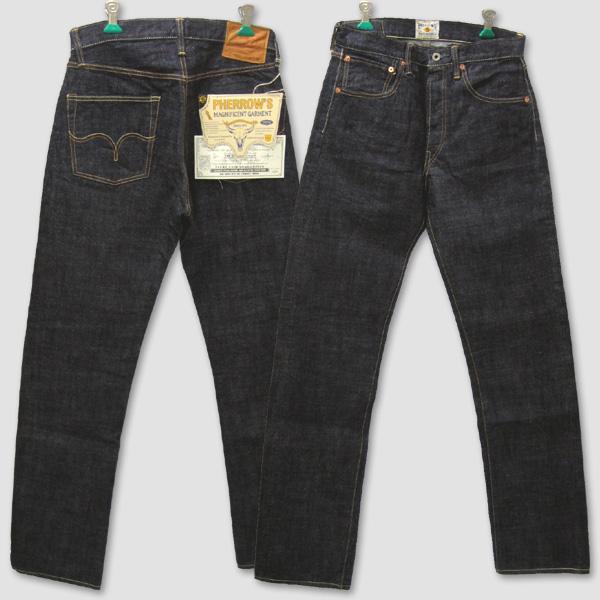 Pherrow's　421 デニムストレート・ジーンズ