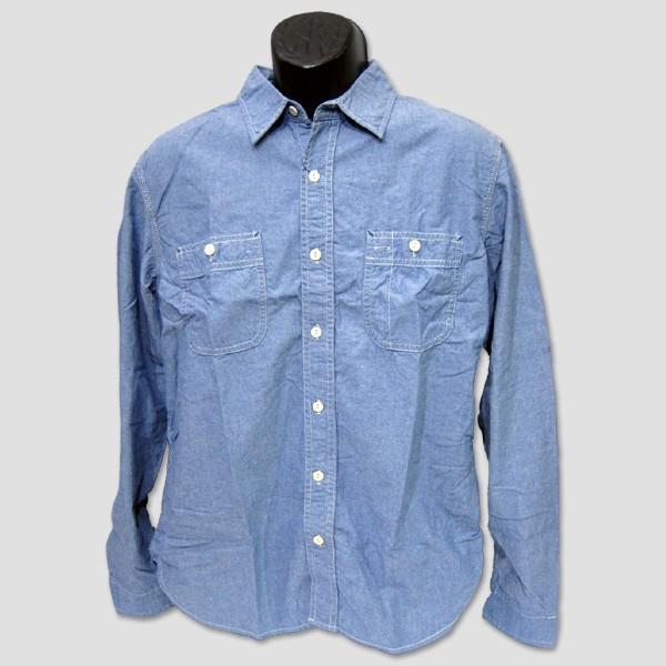 AVIREX　長袖シャンブレー・ワークシャツ　"AVIREX CHAMBRAY L/S SHIRTS...