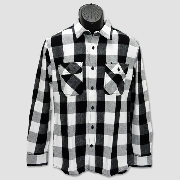 アビレックス　AVIREX　長袖ネル・ブロックチェックワークシャツ"AVIREX FLANNEL B...