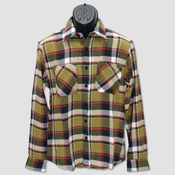 アビレックス　長袖ミリタリーチェックシャツ　“AVIREX CHECK WORK SHIRT” 78...