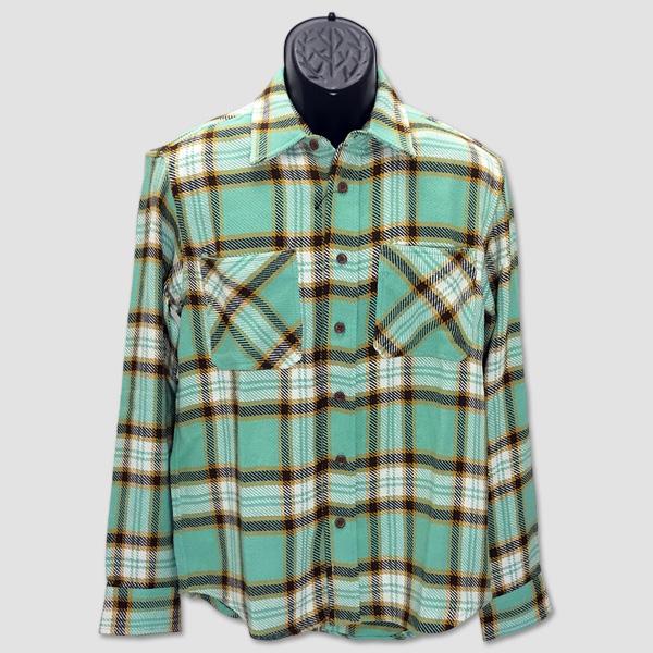 アビレックス　長袖ミリタリーチェックシャツ　“AVIREX CHECK WORK SHIRT” 78...