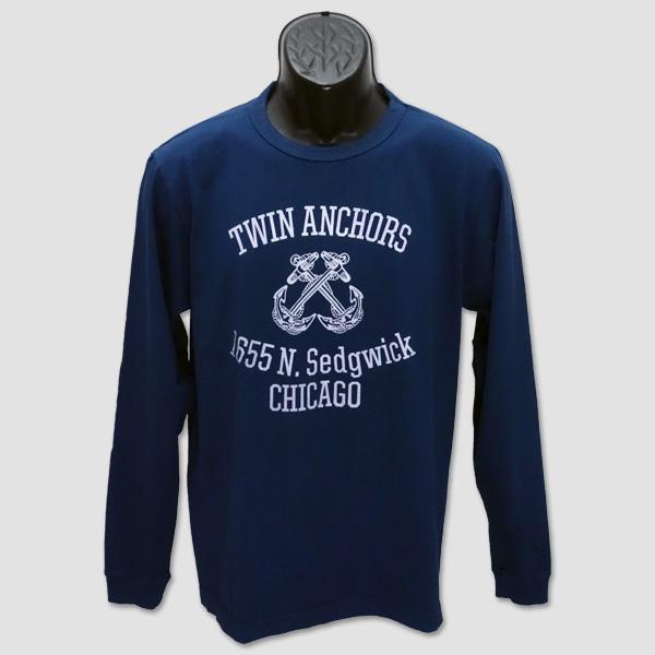 バズ・リクソン　BUZZ RICKSON'S長袖Ｔシャツ　“TWIN ANCHORS” BR6863...