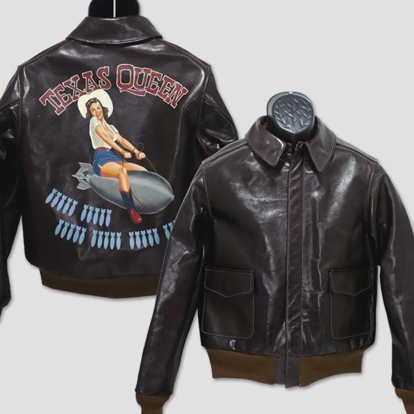 バズリクソン BUZZ RICKSON'S ミリタリーType A-2 レザージャケット　“TEXA...