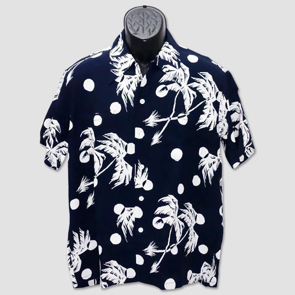 DUKE KAHANAMOKU デューク・カハナモク 半袖ハワイアンシャツ　“MOONLIGHT P...