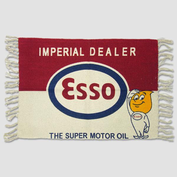アメリカン・コットンフロアマットEsso Motor Oil-M　“Esso Motor Oil C...