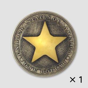 ファニー　FUNNY　37mm 1ドル・モーガン・スターコンチョ　“1$ MORGAN STAR C...